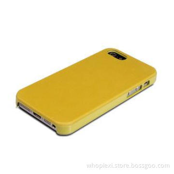 Mobile Phone Leather Cell Phone Case with Yellow Lychee , l